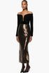 Sequin Column Skirt